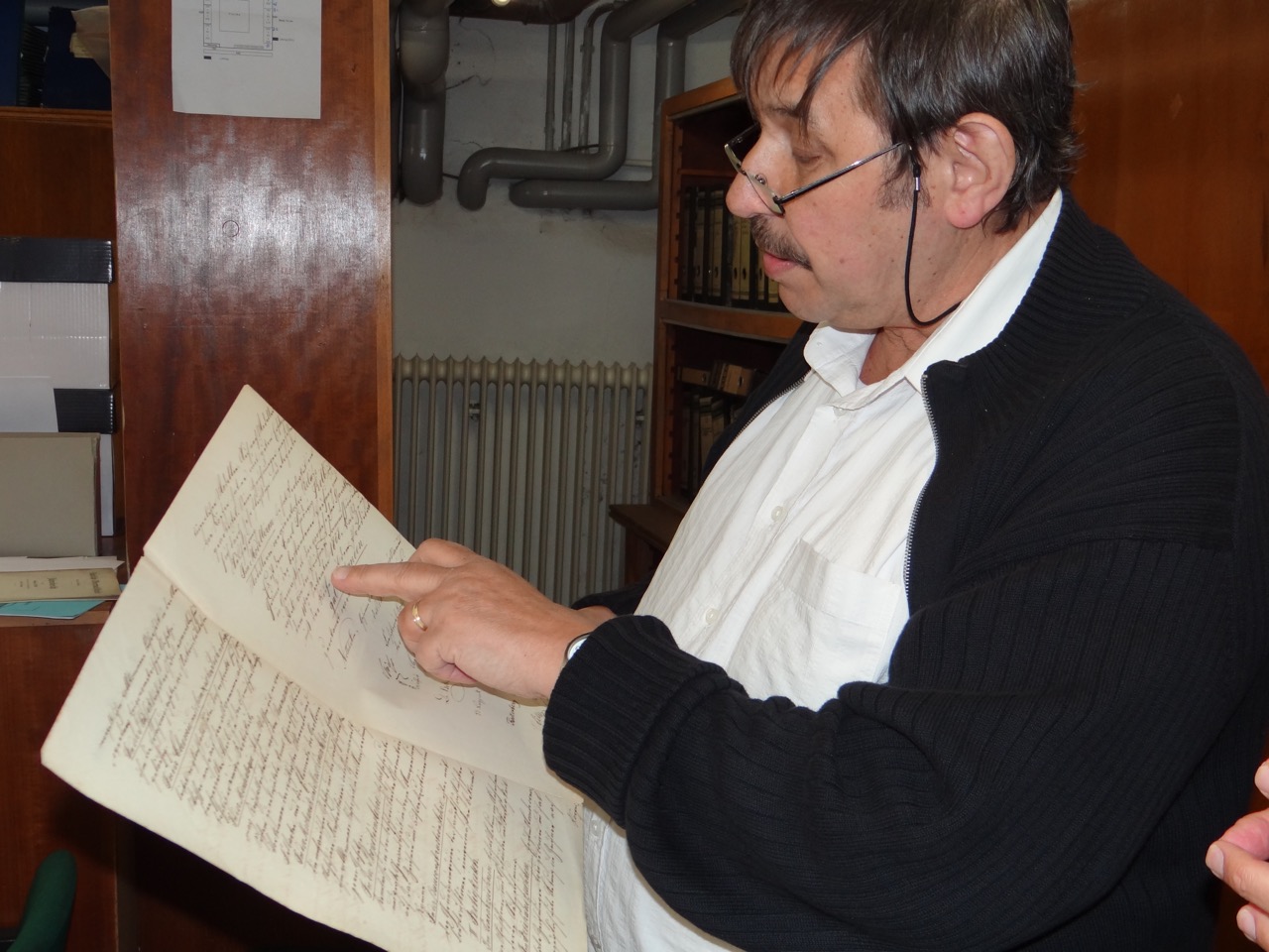 Herr Heger berichtet