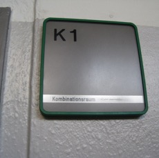 Schild Kombi-Raum